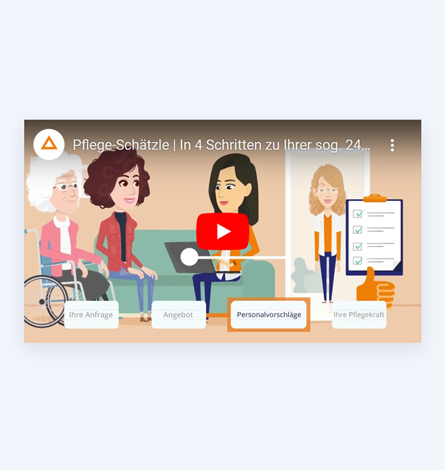 24h Pflegekraft für vollständige Betreuung