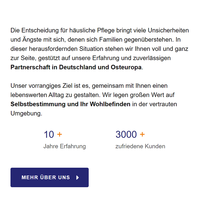 Häusliche Pflege und Umgebung